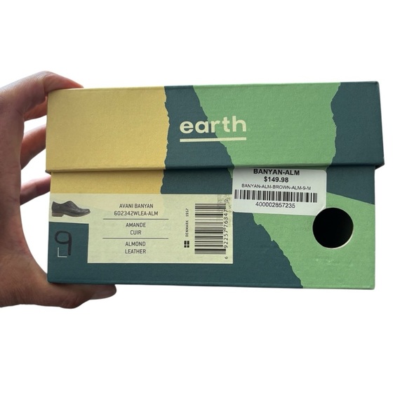 Earth Classic Brown Leather Booties Women’s Size 9 - Picture 5 of 9